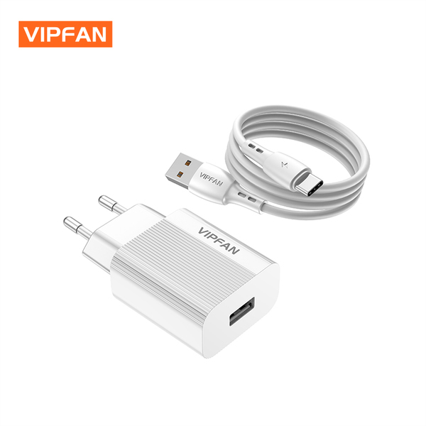 VFAN E01 2.4 A adapter + C kábel