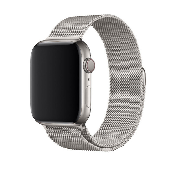 Milano óraszíj 38 mm / 40 mm / 41 mm, ezüst - 10