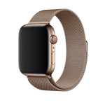 Milano óraszíj 42 mm / 44 mm / 45 mm, pezsgőarany - 01