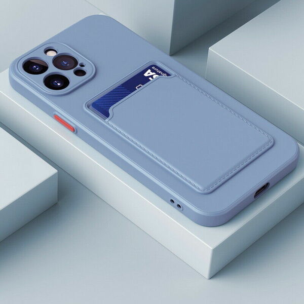 iPhone 13 Pro Card Case - viharkék