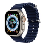 Ocean óraszíj 38 / 40 / 41 mm, sötétkék, no8