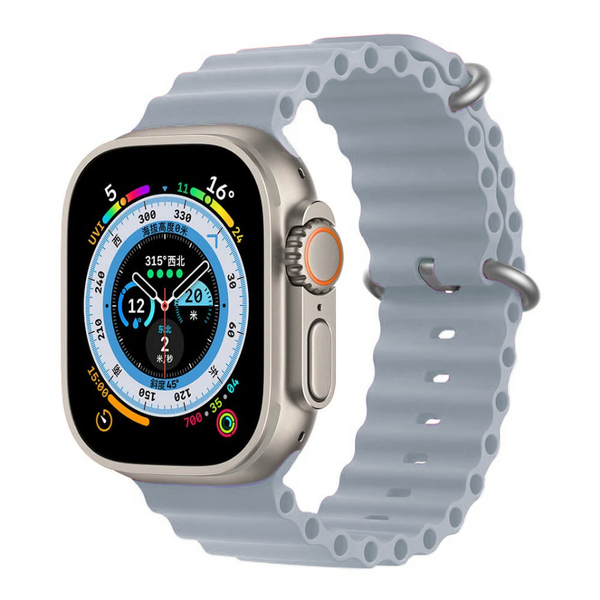 Ocean óraszíj 38 / 40 / 41 mm, világosszürke, no10