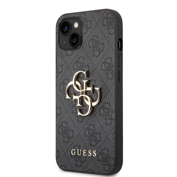 iPhone 13 Pro Guess - 819 - METAL LOGO - fekete
