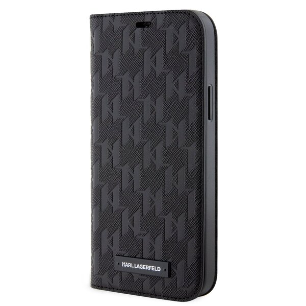 iPhone 12 / 12 Pro Karl Lagerfeld Monogram - SAFFIANO BOOK - 091