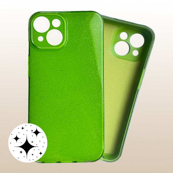 LARTE SHINY iPhone 13 mini - neon zöld