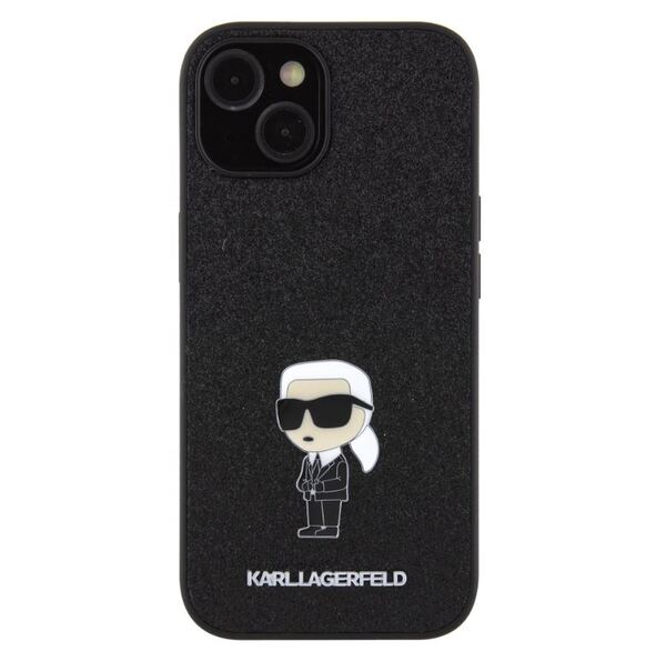 iPhone 15 Karl Lagerfeld - GLITTER METAL IKONIC - 390
