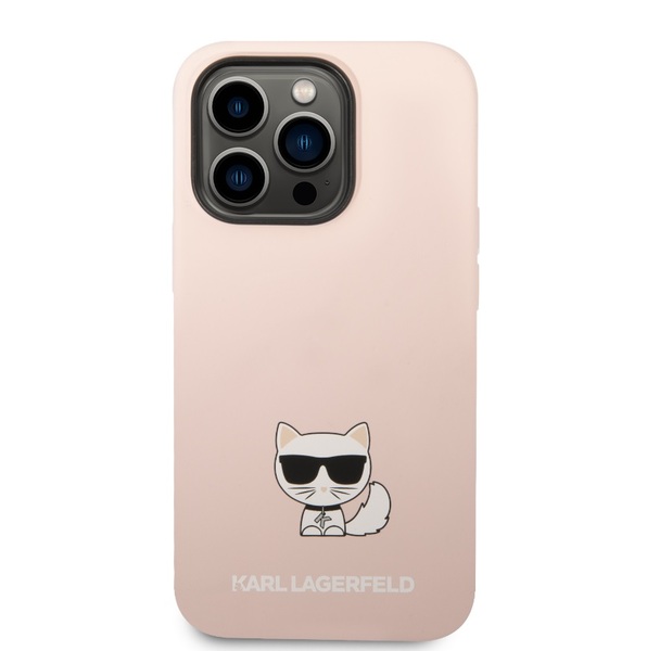 iPhone 14 Pro Choupette - LIQUID SILICONE IKONIC - pink - 658
