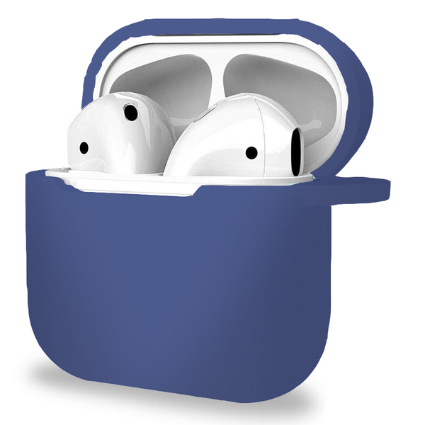 For AirPods 3 szilikon tok - sötétkék