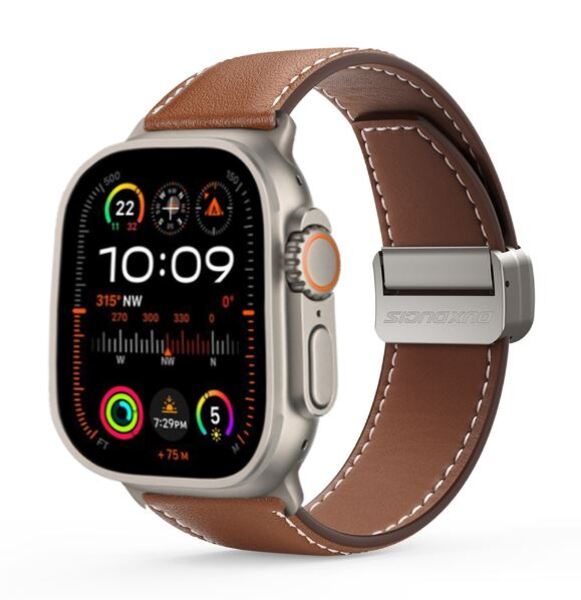 Dux YA Series Uni óraszíj, 20mm széles, barna