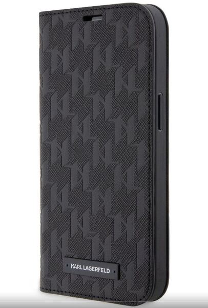 iPhone 14 Karl Lagerfeld-  SAFFIANO MONOGRAM BOOK - 942