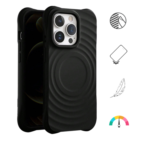 PASTEL WAVE MAGSAFE iPhone 13 Mini - fekete