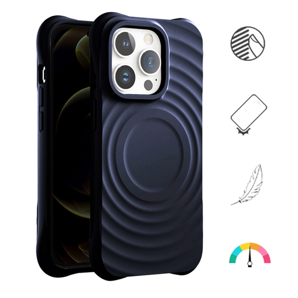 PASTEL WAVE MAGSAFE iPhone 16 Pro Max - sötétkék