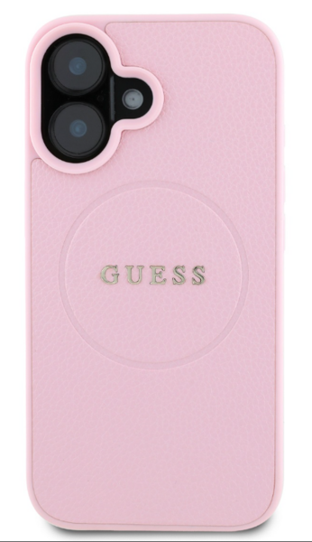 iPhone 16 Pro Guess - 976 - PU GRAINED CLASSIC LOGO MAGSAFE - pi