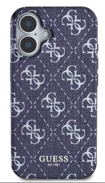 iPhone 16 Pro Max Guess - 338 - IML Denim Effec Magsafe - sötétk