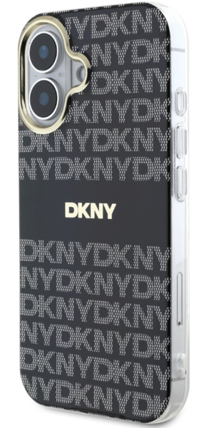 iPhone 16 Pro DKNY - 526 - PATTERN STRIPE MAGSAFE - fekete