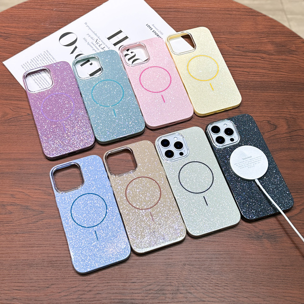 LARTE GLITTER MAGSAFE iPhone 14 - fehér