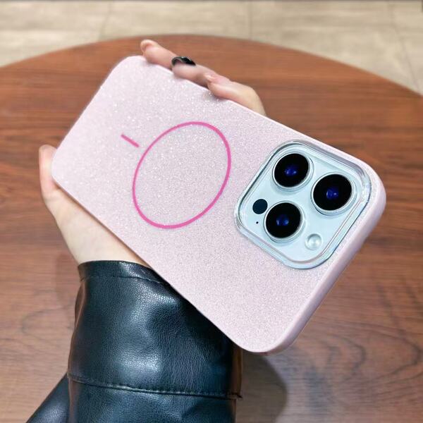 LARTE GLITTER MAGSAFE iPhone 16 Pro - rózsaszín