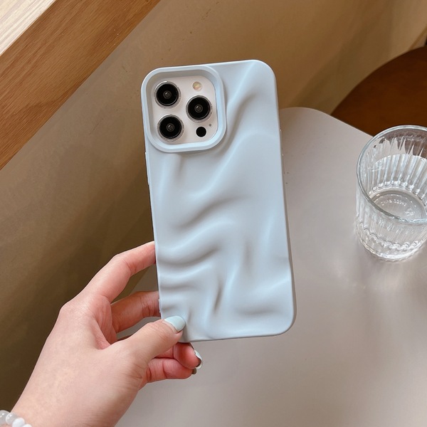 PASTEL WAVE iPhone 15 Pro - világoskék