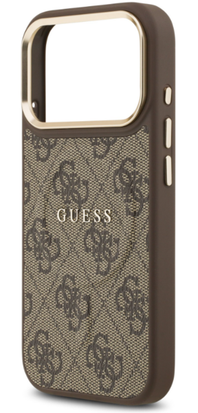 iPhone 17 Pro Max Guess - 223 - PU LEATHER GOLD FRAME MAGSAFE - 