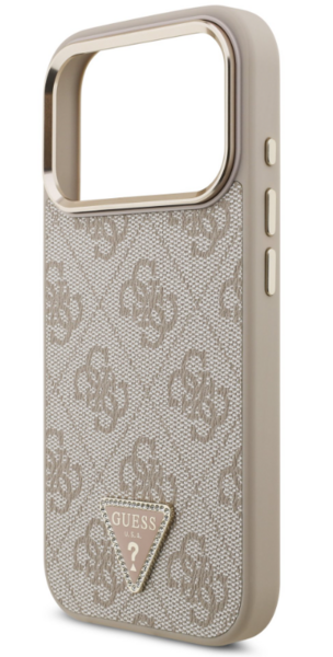 iPhone 17 Pro Max Guess - 462 - PU LEATHER STRASS TRIANGLE MAG -
