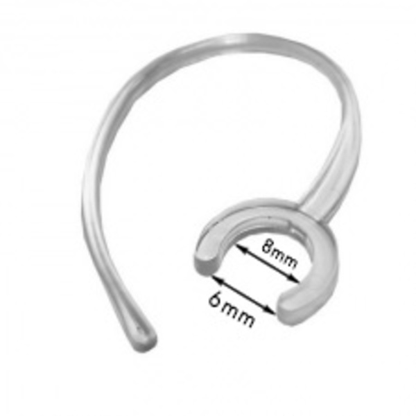 Bluetooth headset fülpánt nagy átmérőjű bilinccsel 2 db - 8 mm
