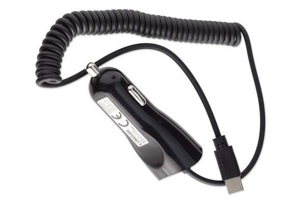 Lumann 1A micro autós töltő, fekete